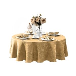 70" Round Tablecloth - Gold